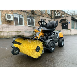 Снегоуборочный райдер Stiga Park PRO 740 IOX 4WD + снегоотбрасыватель